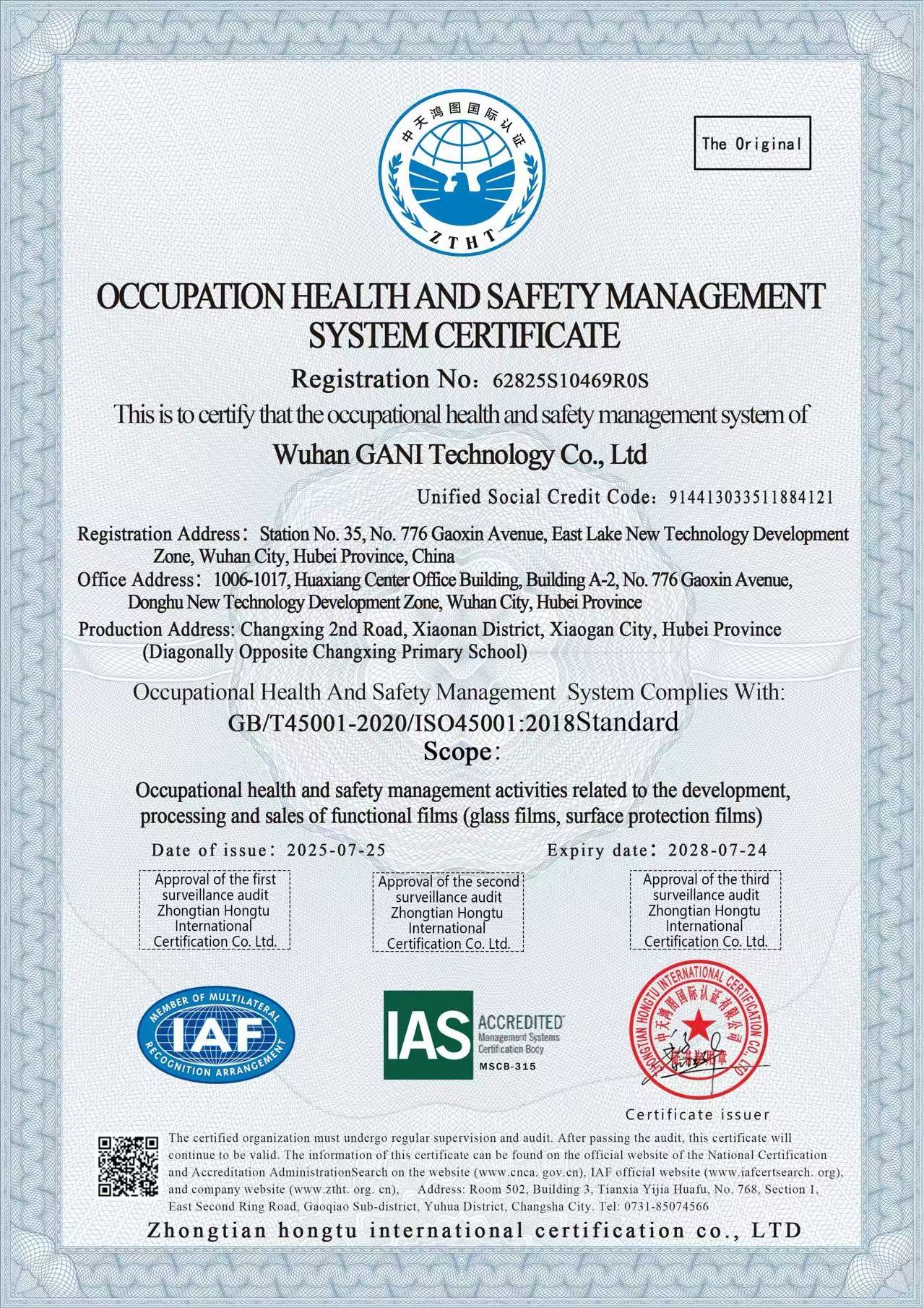 CERTIFICATE OF CONFORMITY OF QUALITYMANAGEMENT SYS